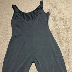 Shein Black Midi Bodycon romper